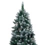 Árbol de Navidad artificial con piñas y nieve blanca 150 cm en Decoración Festiva y Estacional | Comprar online en Foru.es