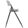Sillas altas de jardín plegables 2 uds HDPE y acero blancas de vidaXL, Sillas de jardín - Ref: Foro24-44561, Precio: 126,36 €...