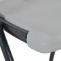 Sillas altas de jardín plegables 2 uds HDPE y acero blancas de vidaXL, Sillas de jardín - Ref: Foro24-44561, Precio: 128,47 €...