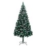Árbol de Navidad artificial con piñas y nieve blanca 240 cm en Decoración Festiva y Estacional | Comprar online en Foru.es