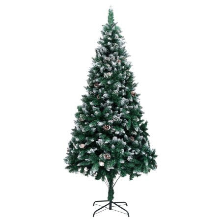 Árbol de Navidad artificial con piñas y nieve blanca 240 cm en Decoración Festiva y Estacional | Comprar online en Foru.es