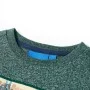 Camiseta infantil de manga larga verde oscuro mélange 140 de , Camisetas para niños - Ref: Foro24-12828, Precio: 8,59 €, Desc...