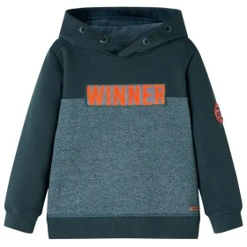 Sudadera infantil con capucha verde oscuro 128 de , Camisetas para niños - Ref: Foro24-12907, Precio: 12,41 €, Descuento: %