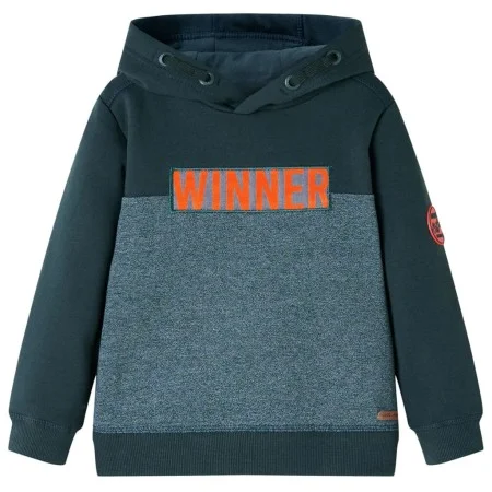 Sudadera infantil con capucha verde oscuro 128 de , Camisetas para niños - Ref: Foro24-12907, Precio: 12,41 €, Descuento: %