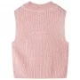 Chaleco infantil de punto rosa claro 140 de , Camisetas para niños - Ref: Foro24-14513, Precio: 11,98 €, Descuento: %