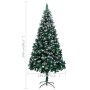 Árbol de Navidad artificial con piñas y nieve blanca 240 cm en Decoración Festiva y Estacional | Comprar online en Foru.es