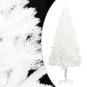 Árbol artificial de Navidad con hojas realistas blanco 120 cm en Decoración Festiva y Estacional | Comprar online en Foru.es