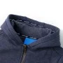 Sudadera infantil con capucha y cremallera azul oscuro mélange 140 de , Camisetas para niños - Ref: Foro24-12953, Precio: 20,...