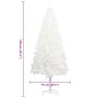 Árbol artificial de Navidad con hojas realistas blanco 120 cm en Decoración Festiva y Estacional | Comprar online en Foru.es