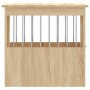 Jaula para perros madera de ingeniería roble Sonoma 45x62x59 cm de , Casetas para perros - Ref: Foro24-838311, Precio: 62,67 ...