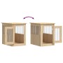 Jaula para perros madera de ingeniería roble Sonoma 45x62x59 cm de , Casetas para perros - Ref: Foro24-838311, Precio: 62,67 ...