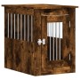 Jaula para perros madera ingeniería roble ahumado 45x62x59 cm de , Casetas para perros - Ref: Foro24-838313, Precio: 62,92 €,...