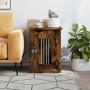Jaula para perros madera ingeniería roble ahumado 45x62x59 cm de , Casetas para perros - Ref: Foro24-838313, Precio: 62,92 €,...