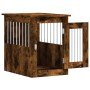 Jaula para perros madera ingeniería roble ahumado 45x62x59 cm de , Casetas para perros - Ref: Foro24-838313, Precio: 62,92 €,...
