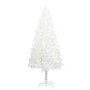 Árbol artificial de Navidad con hojas realistas blanco 210 cm en Decoración Festiva y Estacional | Comprar online en Foru.es