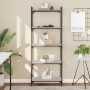 Librería 5 estantes madera ingeniería gris Sonoma 60x30x154 cm de , Librerías y estanterías - Ref: Foro24-837660, Precio: 63,...