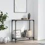 Sonoma gray engineered wood console table 75x30.5x75 cm by , Side tables - Ref: Foro24-837710, Price: 36,32 €, Discount: %