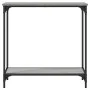 Sonoma gray engineered wood console table 75x30.5x75 cm by , Side tables - Ref: Foro24-837710, Price: 36,32 €, Discount: %