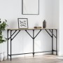 Mesa consola madera de ingeniería roble Sonoma 140x23x75 cm de , Mesas auxiliares - Ref: Foro24-837773, Precio: 46,62 €, Desc...