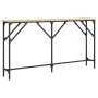 Mesa consola madera de ingeniería roble Sonoma 140x23x75 cm de , Mesas auxiliares - Ref: Foro24-837773, Precio: 47,48 €, Desc...