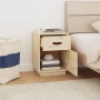Mesita de noche madera maciza de pino 40x34x55 cm de vidaXL, Mesitas de noche - Ref: Foro24-818305, Precio: 59,23 €, Descuent...