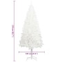 Árbol artificial de Navidad con hojas realistas blanco 210 cm en Decoración Festiva y Estacional | Comprar online en Foru.es