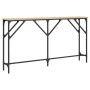 Mesa consola madera de ingeniería roble Sonoma 140x23x75 cm de , Mesas auxiliares - Ref: Foro24-837773, Precio: 46,62 €, Desc...