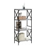 Librería 4 estantes madera ingeniería gris Sonoma 59x35x132 cm de , Librerías y estanterías - Ref: Foro24-837620, Precio: 57,...