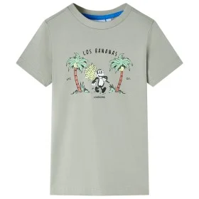 Camiseta infantil caqui claro 128 de , Camisetas para niños - Ref: Foro24-11682, Precio: 8,12 €, Descuento: %