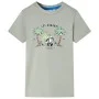 Camiseta infantil caqui claro 128 de , Camisetas para niños - Ref: Foro24-11682, Precio: 8,12 €, Descuento: %