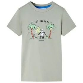 Camiseta infantil caqui claro 104 de , Camisetas para niños - Ref: Foro24-11680, Precio: 8,12 €, Descuento: %