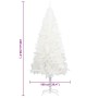 Árbol artificial de Navidad con hojas realistas blanco 240 cm en Decoración Festiva y Estacional | Comprar online en Foru.es