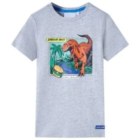 Camiseta infantil gris 140 de , Camisetas para niños - Ref: Foro24-12248, Precio: 8,12 €, Descuento: %