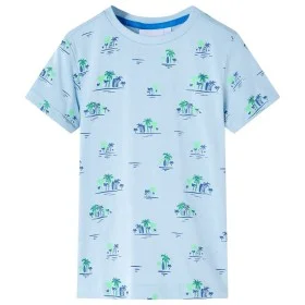Camiseta infantil azul claro 140 de , Camisetas para niños - Ref: Foro24-12553, Precio: 8,75 €, Descuento: %