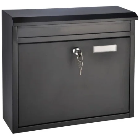HI Buzón negro 36x12x32 cm de HI, Buzones de correo - Ref: Foro24-423965, Precio: 41,25 €, Descuento: %