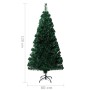 Árbol de Navidad artificial y soporte verde fibra óptica 120 cm en Decoración Festiva y Estacional | Comprar online en Foru.es