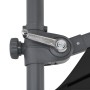 Sombrilla voladiza con poste de acero gris antracita 250x250 cm de vidaXL, Sombrillas - Ref: Foro24-44626, Precio: 101,99 €, ...