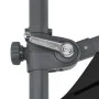 Sombrilla voladiza con poste de acero gris antracita 250x250 cm de vidaXL, Sombrillas - Ref: Foro24-44626, Precio: 97,90 €, D...