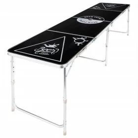 HI Mesa plegable de Beer Pong altura ajustable negro de HI, Mesas de beer pong - Ref: Foro24-423930, Precio: 93,16 €, Descuen...