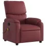 Sillón de masaje reclinable cuero sintético rojo tinto de , Sillones - Ref: Foro24-373445, Precio: 196,99 €, Descuento: %