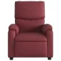 Sillón de masaje reclinable cuero sintético rojo tinto de , Sillones - Ref: Foro24-373445, Precio: 196,99 €, Descuento: %