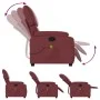 Sillón de masaje reclinable cuero sintético rojo tinto de , Sillones - Ref: Foro24-373445, Precio: 196,99 €, Descuento: %
