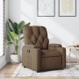 Sillón reclinable de tela marrón de , Sillones - Ref: Foro24-372483, Precio: 205,53 €, Descuento: %