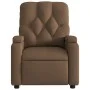 Sillón reclinable de tela marrón de , Sillones - Ref: Foro24-372483, Precio: 202,28 €, Descuento: %