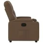 Sillón reclinable de tela marrón de , Sillones - Ref: Foro24-372483, Precio: 202,28 €, Descuento: %