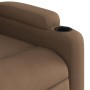 Sillón reclinable de tela marrón de , Sillones - Ref: Foro24-372483, Precio: 205,53 €, Descuento: %