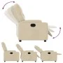 Cream Fabric Recliner by , Armchairs - Ref: Foro24-372488, Price: 189,87 €, Discount: %