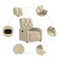 Sillón reclinable de tela crema de , Sillones - Ref: Foro24-372488, Precio: 189,87 €, Descuento: %