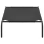 Cama de perro elevada negra textilene S de vidaXL, Camas para perros - Ref: Foro24-170661, Precio: 23,34 €, Descuento: %