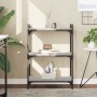 Librería 3 estantes madera ingeniería gris Sonoma 60x30x86 cm de , Librerías y estanterías - Ref: Foro24-837650, Precio: 42,2...